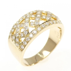 Nhẫn kim cương K18YG 0.50CT