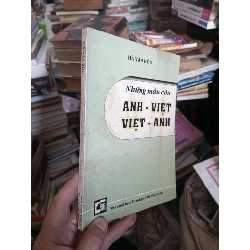 Những mẫu câu Anh-Việt, Việt -Anh 1998 Sách học ngoại ngữ KSX1004