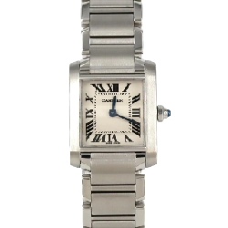 Cartier Tank Française SM W51008Q3 SS Quartz - Hàng hiệu Chính hãng
