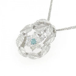 K18WG Hoa Kim Cương Dây Chuyền 0.57CT - Hàng hiệu Chính hãng 859969