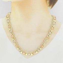 Dây chuyền hình trái tim ba màu 750 - Hàng hiệu Authentic 863165