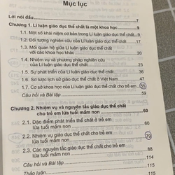 GIÁO TRÌNH LÍ LUẬN VÀ PHƯƠNG PHÁP GIÁO DỤC THỂ CHẤT  CHO TRẺ EM LỨA TUỔI MẦM NON 545450