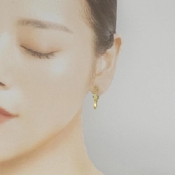 K18YG Bông tai/Khuyên tai Kim cương 0.20CT - Hàng hiệu Chính hãng 870872