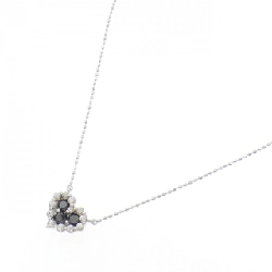 K10WG Heart White Sapphire Necklace - Hàng hiệu Authentic 858485