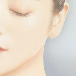 K18YG Bông tai kim cương 0.09CT - Hàng hiệu Chính hãng 874489