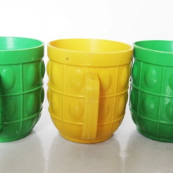 Lô 03 ly uống bia nhựa mini trong bộ chơi đồ hàng xưa phiên bản tuổi thơ 9x 454825