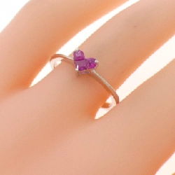 Nhẫn Ruby hình trái tim K18WG 0.25CT - Hàng hiệu Chính hãng 850144