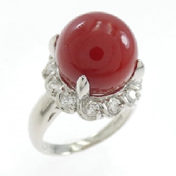 Nhẫn san hô PT900 11.1mm