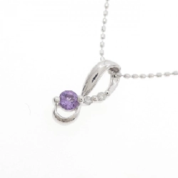 K18WG Mặt dây chuyền Amethyst - Hàng hiệu Authentic 859441