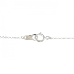 K18WG Đeo cổ hình chữ thập Garnet - Hàng hiệu Chính hãng 857852