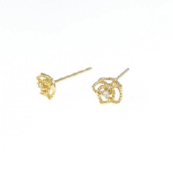 K18YG Hoa Hồng Bông Tai Kim Cương - Hàng hiệu Chính hãng 869696