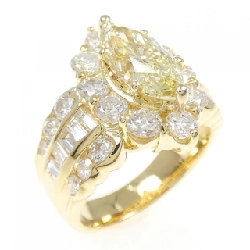 Nhẫn kim cương K18YG 1.622CT