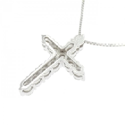 K18WG Dây chuyền kim cương chéo 1.045CT - Hàng hiệu Authentic 859955