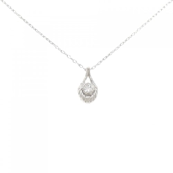 Dây chuyền kim cương PT900/PT850 0.16CT - Hàng hiệu Authentic