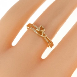 Nhẫn hình trái tim K18YG 671024