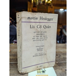 LỜI CỐ QUẬN - MARTIN HEIDEGGER ( BÙI GIÁNG DỊCH )