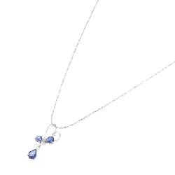 K18WG Sapphire Necklace 0.6CT - Hàng hiệu Authentic 861903