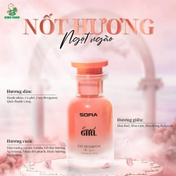 Nước Hoa Sweet Girl Sofia - EAU DE PARFUM 30ml - Lưu Hương từ 7 đến 12 tiếng