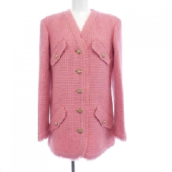 【Mã giảm giá】Áo khoác không cổ CHANEL