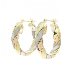 K18 Ba màu Bông tai - Hàng hiệu Chính hãng 872186