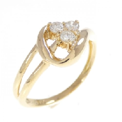 Nhẫn kim cương K18YG 0.16CT - Hàng hiệu chính hãng