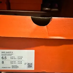 Giày thể thao Nike Downshifter 13 size 39 màu đen còn mới nguyên te 558428