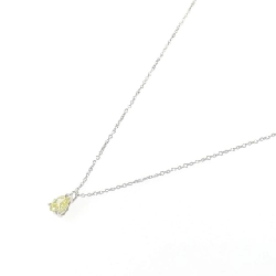 Dây chuyền kim cương PT900/PT850 0.328CT FIY SI1 cắt hình đặc biệt - Hàng hiệu Authentic 872410