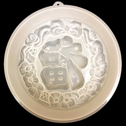 Khuôn rau câu sinh nhật, cưới hỏi chữ Phước – Khuôn hình tròn loại 20 cm - Mã số 1245 338696