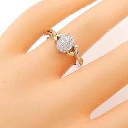 Nhẫn kim cương 18KYG/18KWG - Hàng hiệu Authentic 860044