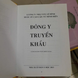 ĐÔNG Y TRUYỀN KHẨU - Lê Bính , Vũ Minh Hiến 455511