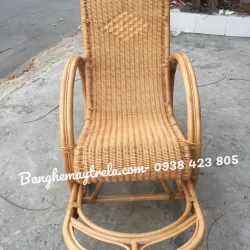 Ghế bập bênh thư giãn đan kín mây tre 928680
