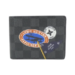 Louis Vuitton Damier Graphite (LV League) Porte-Feuille Multiple N64439 Ví Đựng Tiền