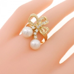 Nhẫn ngọc trai Akoya K18YG - Hàng hiệu Authentic 845585