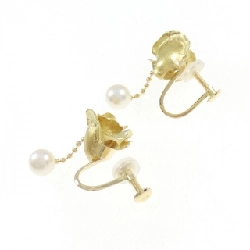 Bông tai Akoya ngọc trai 5.3mm K18YG - Hàng hiệu Chính hãng 878793