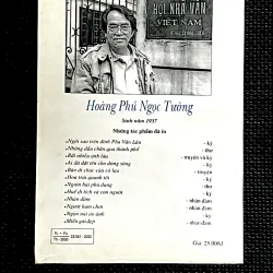 MIỀN GÁI ĐẸP - HOÀNG PHỦ NGỌC TƯỜNG ( Bút ký) 1019048