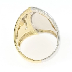 Nhẫn kim cương K18YG/K18WG 668576