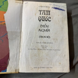 Tam quốc diễn nghĩa bìa cứng, sách cũ, đọc tốt 496137