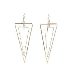 K18YG Bông tai - Hàng hiệu Chính hãng