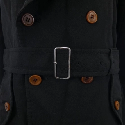 【Mã giảm giá】Áo khoác trench BLACK GARCONS 640649