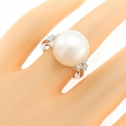 Nhẫn ngọc trai trắng PT900 12.8mm - Hàng hiệu Authentic 854323