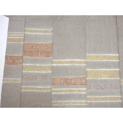 Kimono thăm viếng, lụa nhuộm, chế tác vàng Yuzen, có thắt nút - Hàng hiệu Authentic 876841