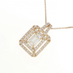 K18PG Dây chuyền kim cương 0.685CT - Hàng hiệu Authentic 859857