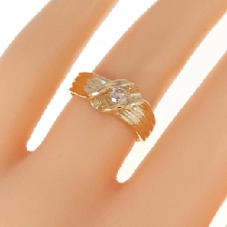 Nhẫn kim cương K18YG 0.10CT 672485