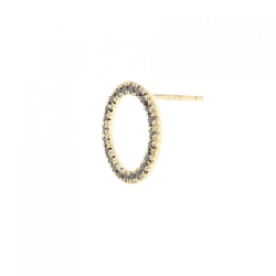 Bông tai hình tròn nhỏ Bijou de M 0.28CT cho một bên tai 666211