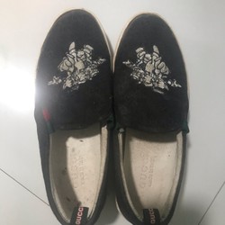 Giày vải Nam xanh đen size 42