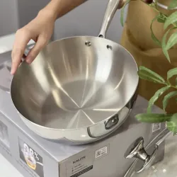 Chảo inox 304 nguyên khối lòng sâu Kalite KWP2601 799212