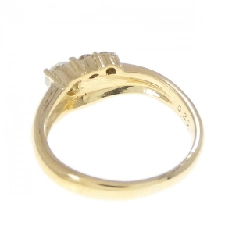 Nhẫn nhọn kim cương K18YG 0.20CT 666002