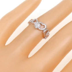 Nhẫn kim cương hình trái tim K18WG 0.03CT - Hàng hiệu chính hãng 848416