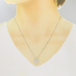 K18WG Hoa Kim Cương Dây Chuyền 0.50CT - Hàng hiệu Chính hãng 861126