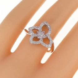 Nhẫn kim cương hồng K18WG 0.07CT 673609